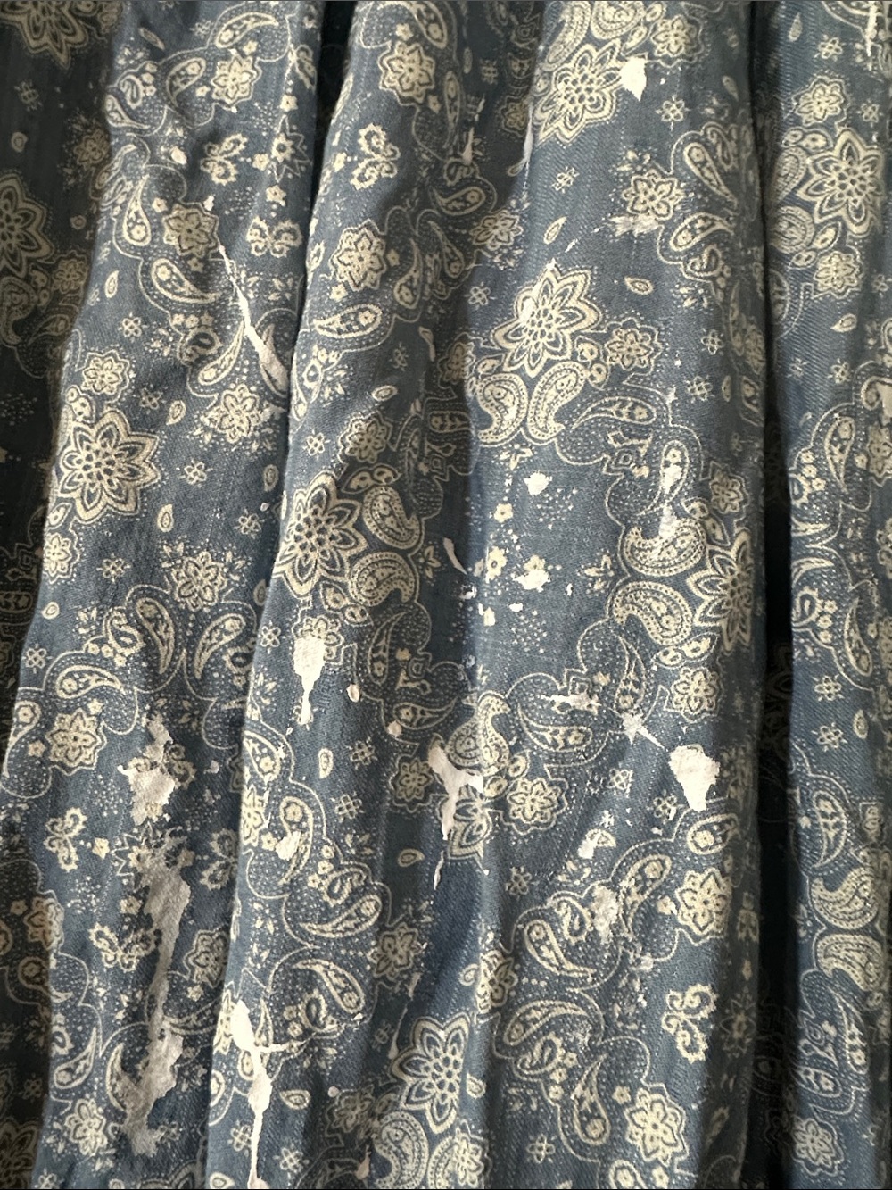 Oli & Hali Blue Paisley & Lace Bloomers size Small - Picture 5 of 6